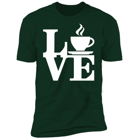 T-Shirts Forest Green / S Coffee Love Men's Premium T-Shirt