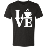 T-Shirts Vintage Black / S Coffee Love Men's Triblend T-Shirt