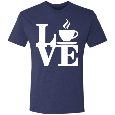 T-Shirts Vintage Navy / S Coffee Love Men's Triblend T-Shirt