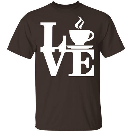 T-Shirts Dark Chocolate / S Coffee Love T-Shirt