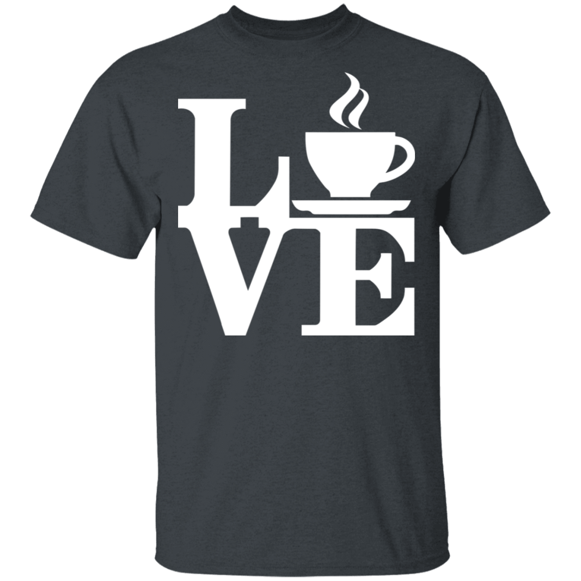 T-Shirts Dark Heather / S Coffee Love T-Shirt