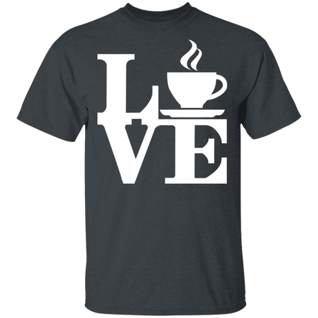 T-Shirts Dark Heather / S Coffee Love T-Shirt