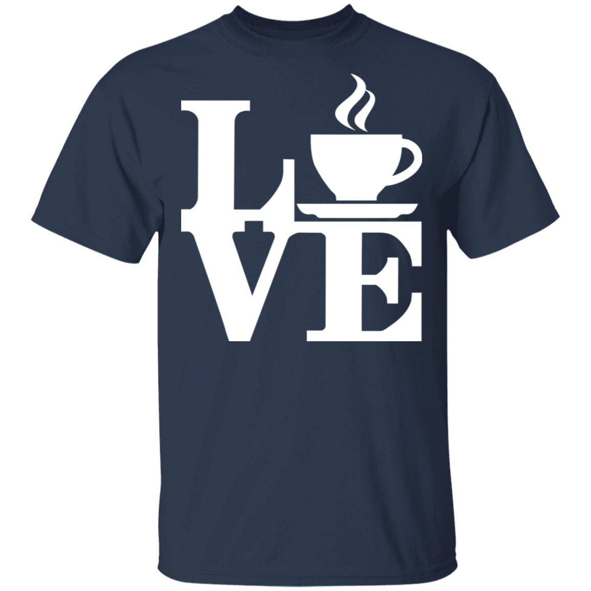 T-Shirts Navy / S Coffee Love T-Shirt