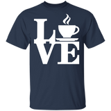 T-Shirts Navy / S Coffee Love T-Shirt