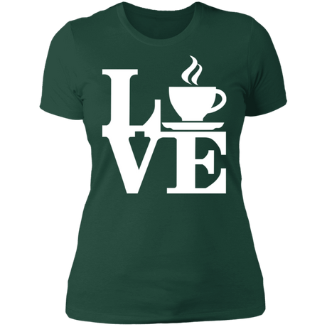 T-Shirts Forest Green / S Coffee Love Women's Premium T-Shirt