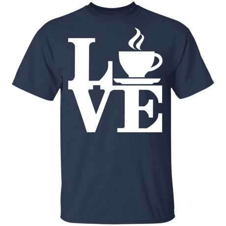 T-Shirts Navy / YXS Coffee Love Youth T-Shirt