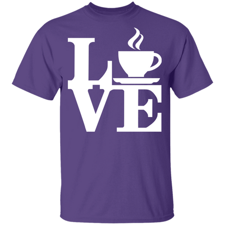 T-Shirts Purple / YXS Coffee Love Youth T-Shirt