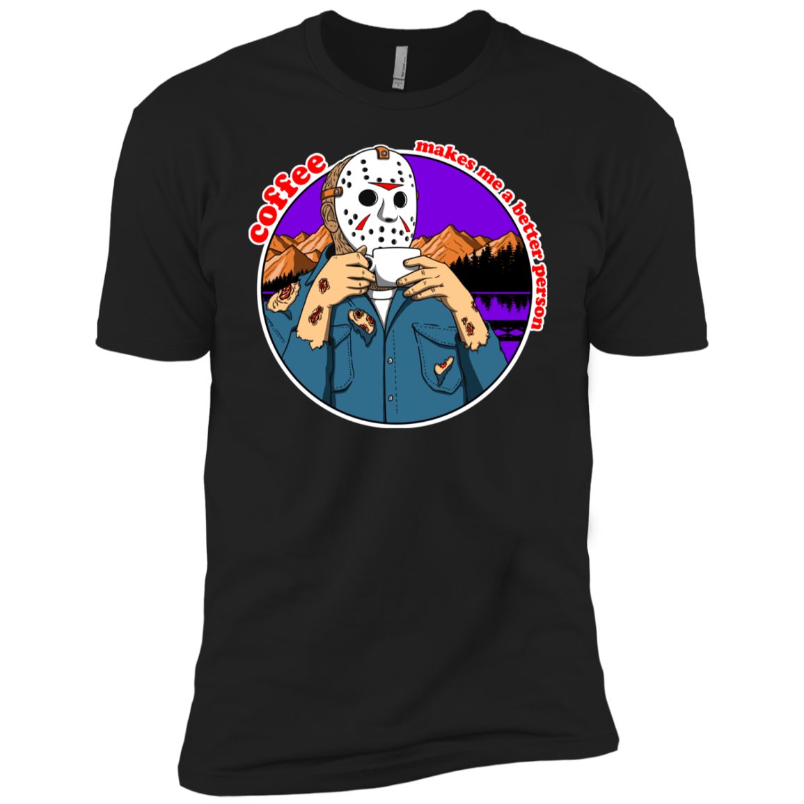T-Shirts Black / YXS Coffee Makes Me Better Boys Premium T-Shirt