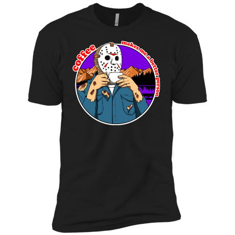 T-Shirts Black / YXS Coffee Makes Me Better Boys Premium T-Shirt