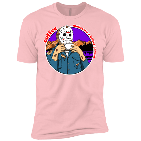 T-Shirts Light Pink / YXS Coffee Makes Me Better Boys Premium T-Shirt