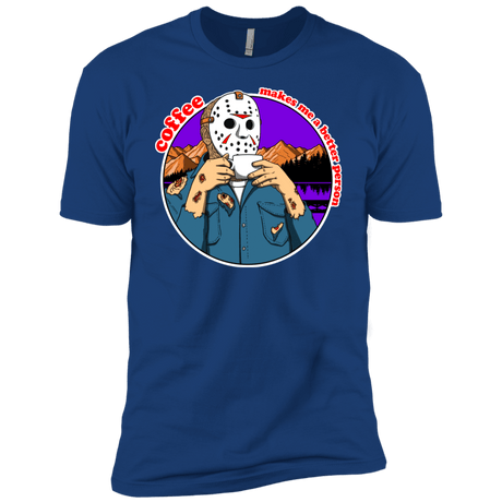 T-Shirts Royal / YXS Coffee Makes Me Better Boys Premium T-Shirt