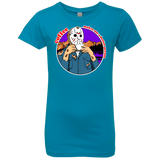 T-Shirts Turquoise / YXS Coffee Makes Me Better Girls Premium T-Shirt