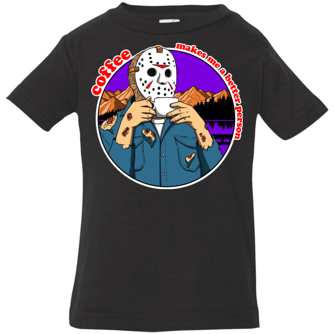 T-Shirts Black / 6 Months Coffee Makes Me Better Infant Premium T-Shirt