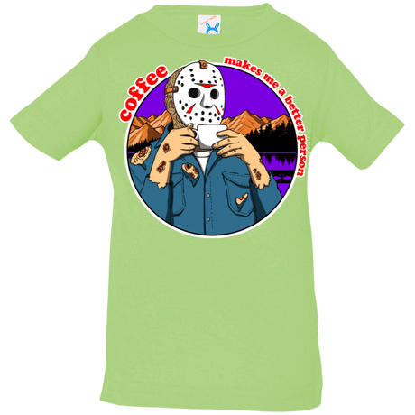 T-Shirts Key Lime / 6 Months Coffee Makes Me Better Infant Premium T-Shirt