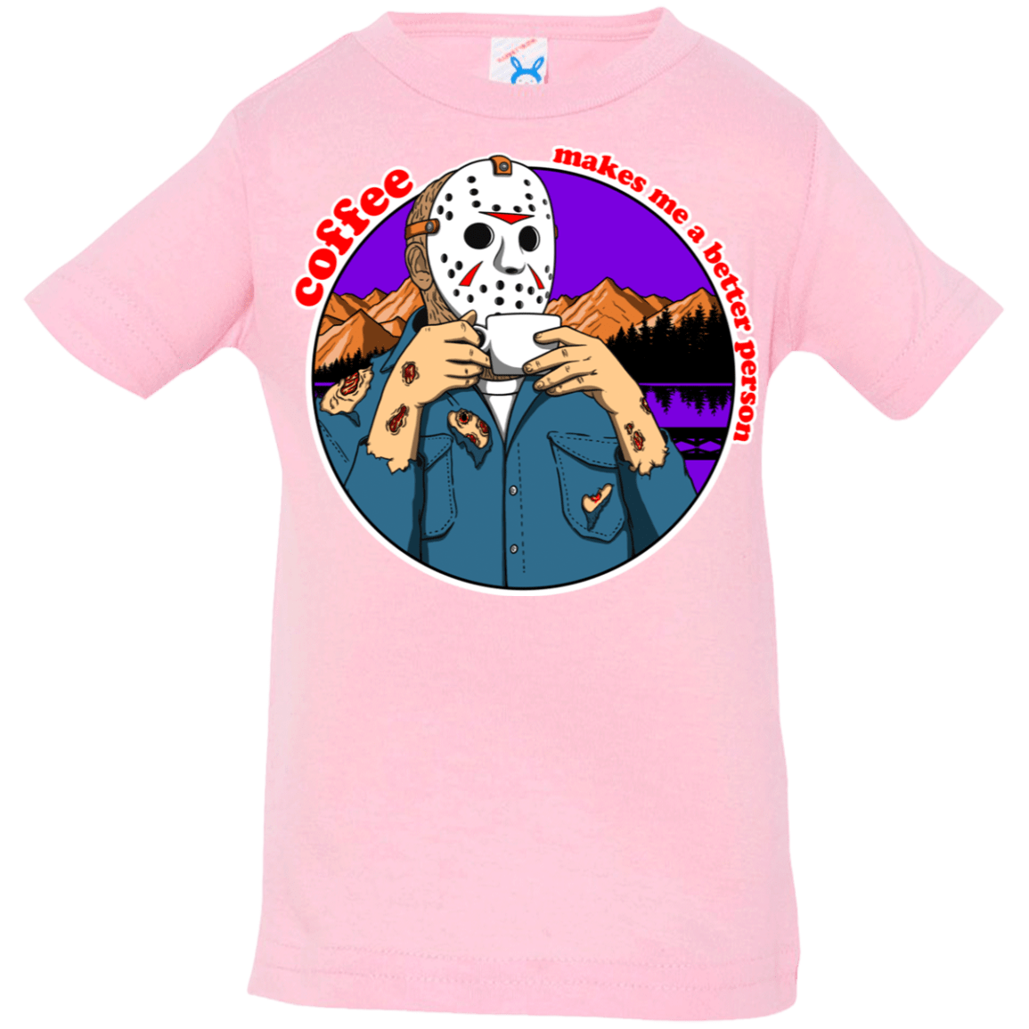 T-Shirts Pink / 6 Months Coffee Makes Me Better Infant Premium T-Shirt