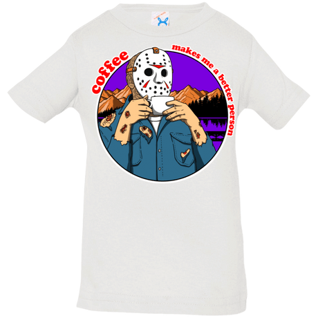 T-Shirts White / 6 Months Coffee Makes Me Better Infant Premium T-Shirt