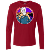 T-Shirts Cardinal / S Coffee Makes Me Better Men's Premium Long Sleeve
