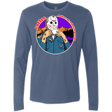 T-Shirts Indigo / S Coffee Makes Me Better Men's Premium Long Sleeve