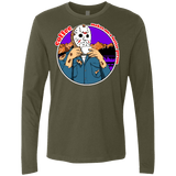 T-Shirts Military Green / S Coffee Makes Me Better Men's Premium Long Sleeve