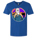 T-Shirts Royal / X-Small Coffee Makes Me Better Men's Premium V-Neck
