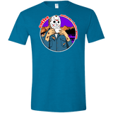 T-Shirts Antique Sapphire / S Coffee Makes Me Better Men's Semi-Fitted Softstyle