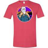 T-Shirts Heather Red / S Coffee Makes Me Better Men's Semi-Fitted Softstyle