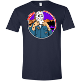 T-Shirts Navy / X-Small Coffee Makes Me Better Men's Semi-Fitted Softstyle