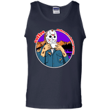 T-Shirts Navy / S Coffee Makes Me Better Men's Tank Top