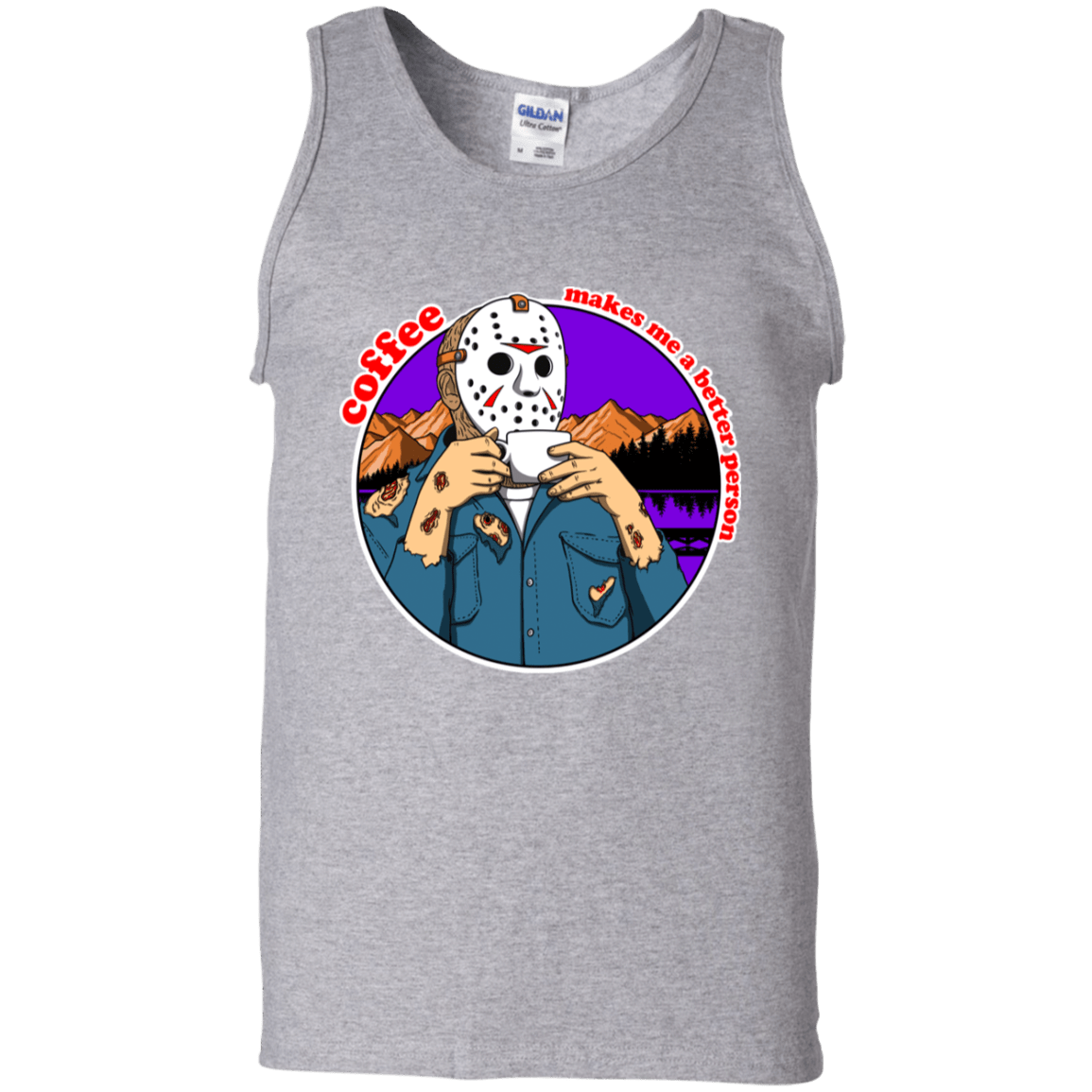 T-Shirts Sport Grey / S Coffee Makes Me Better Men's Tank Top