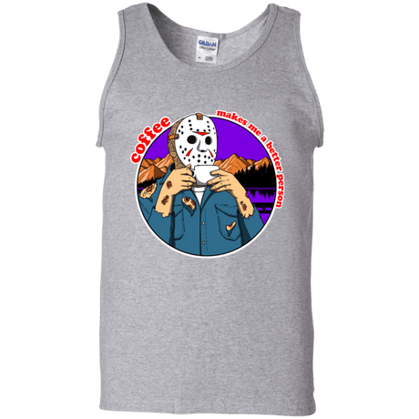 T-Shirts Sport Grey / S Coffee Makes Me Better Men's Tank Top