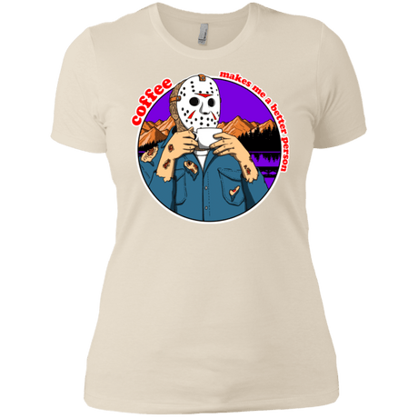 T-Shirts Ivory/ / X-Small Coffee Makes Me Better Women's Premium T-Shirt