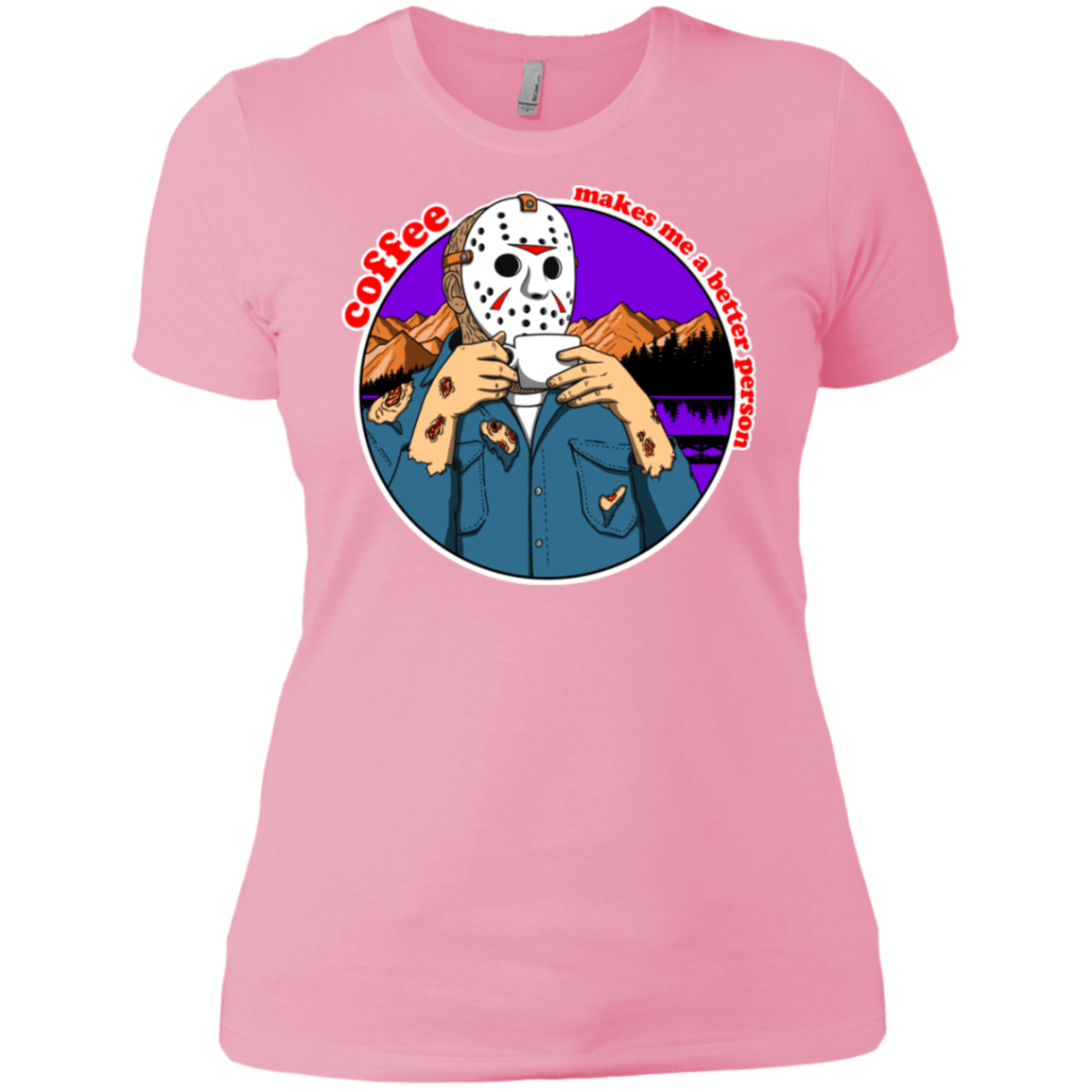 T-Shirts Light Pink / X-Small Coffee Makes Me Better Women's Premium T-Shirt