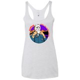 T-Shirts Heather White / X-Small Coffee Makes Me Better Women's Triblend Racerback Tank