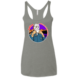 T-Shirts Venetian Grey / X-Small Coffee Makes Me Better Women's Triblend Racerback Tank