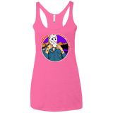 T-Shirts Vintage Pink / X-Small Coffee Makes Me Better Women's Triblend Racerback Tank