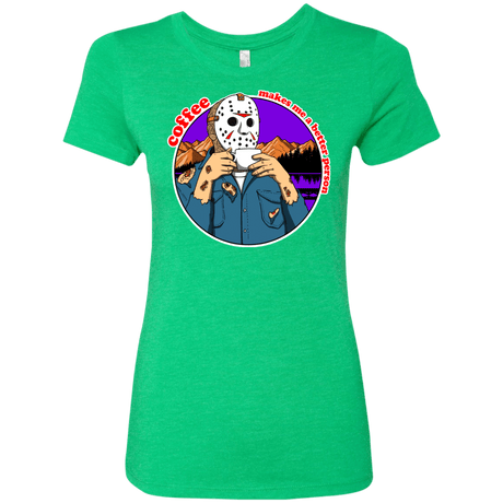 T-Shirts Envy / S Coffee Makes Me Better Women's Triblend T-Shirt