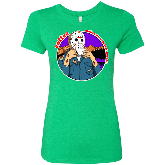 T-Shirts Envy / S Coffee Makes Me Better Women's Triblend T-Shirt