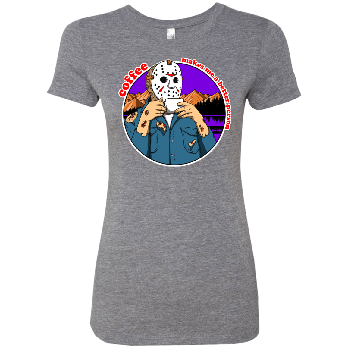 T-Shirts Premium Heather / S Coffee Makes Me Better Women's Triblend T-Shirt