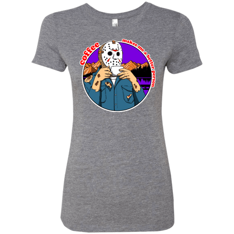 T-Shirts Premium Heather / S Coffee Makes Me Better Women's Triblend T-Shirt