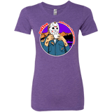 T-Shirts Purple Rush / S Coffee Makes Me Better Women's Triblend T-Shirt