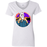 T-Shirts White / S Coffee Makes Me Better Women's V-Neck T-Shirt