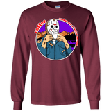 T-Shirts Maroon / YS Coffee Makes Me Better Youth Long Sleeve T-Shirt