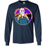 T-Shirts Navy / YS Coffee Makes Me Better Youth Long Sleeve T-Shirt