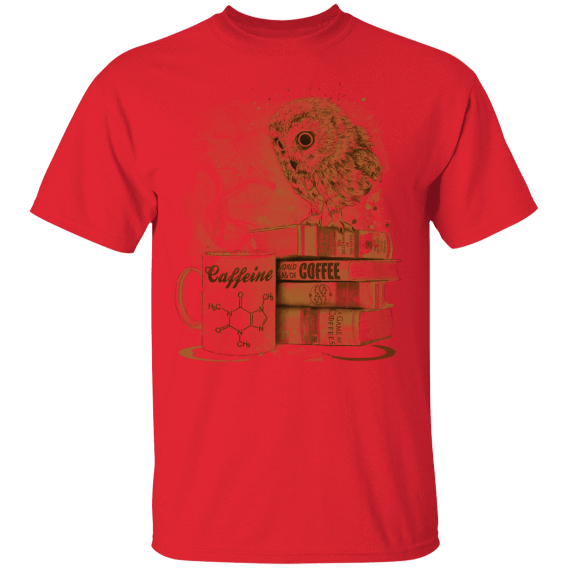 T-Shirts Red / S Coffee Obsessed T-Shirt