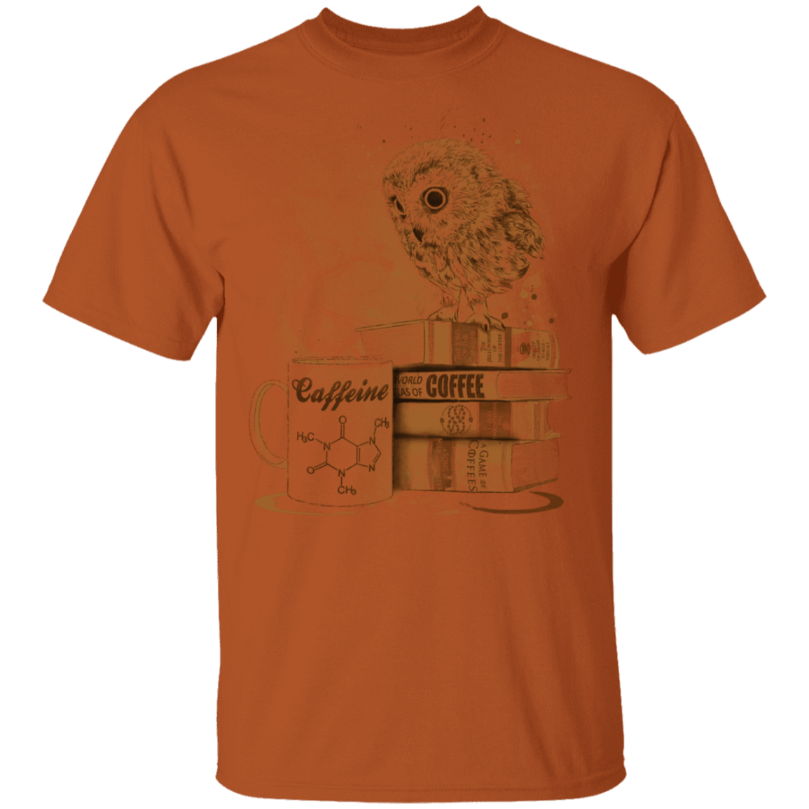 T-Shirts Texas Orange / S Coffee Obsessed T-Shirt