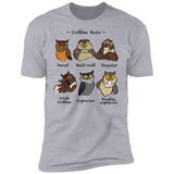 T-Shirts Heather Grey / S Coffee Owls Men's Premium T-Shirt
