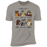 T-Shirts Light Grey / S Coffee Owls Men's Premium T-Shirt