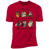 T-Shirts Red / S Coffee Owls Men's Premium T-Shirt