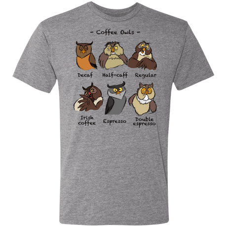 T-Shirts Premium Heather / S Coffee Owls Men's Triblend T-Shirt