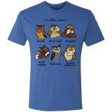 T-Shirts Vintage Royal / S Coffee Owls Men's Triblend T-Shirt